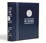  Leuchtturm 347996 20-Euro-Optima Vordruckalbum  Münzalbum für dt. 20 Euro Gedenkmünzen  2X Münzhüllen und 2X Vordruckblättern für 2016-2017 blau