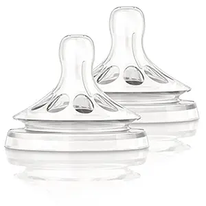 Philips Avent Natural Teat 2 Holes Fast Flow (Transparent)