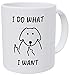 Produktbild A Mug to Keep – Gifts for Dog Lovers Owners I Do What I Want - 11 Ounces Funny Coffee Mug Inspirational and Motivational