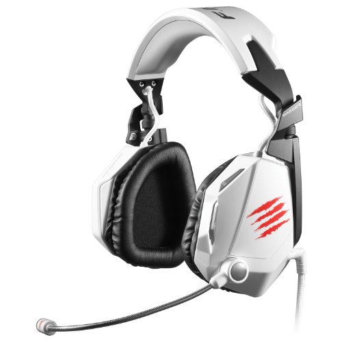 Mad catz Cyborg F.R.E.Q.5 Stereo Gaming Headset F - Auricular Mad Catz F.R.E.Q. 5 Blanco