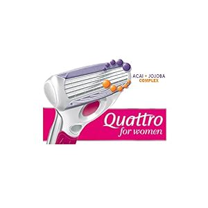 2 x Wilkinson Sword Quattro for Women Razor Blades - 2 Packs of 3 Blades - Image 3