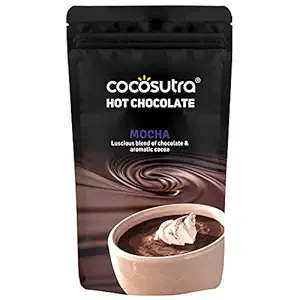 Cocosutra Hot Chocolate Mix - Rich Cocoa Powder Mix - Mocha, 100g Serves 4 Cups