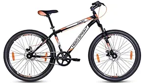 HERO CYCLES Unisex Adult's 18'' Frame 27 Inches Wheel Sprint Howler 27T Single Speed Mountain Bike , Black