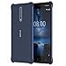 Price comparison product image Nokia Soft Touch Case CC-801 for Nokia 8, Blue - suitable for Nokia 8