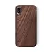 Produktbild iATO iPhone XR Walnussholz-Hülle Echtes natürliches Holz-Overlay auf PC Cover für einzigartigen und edlen Premium-Schutz, kompatibel mit 2018 6,1 Zoll Display Apple iPhone XR