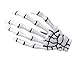 niceeshop(TM) Fashion Punk Rock Devil Skeleton Hand Claw Hair Clips,White