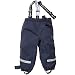 Polarn O. Pyret Classic PO.P Waterproof Unisex Baby Trousers, Navy, 6-9 Months