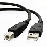 1m, 1 metros de longitud kenable 003660 - Cable USB 2.0 (de A a B, 1 m), Color Negro
