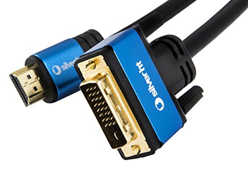 SilverHT 93015 - Cable HDMI de 1.5 m (V 1.4 a DVI, High End) color negro