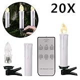 tween light led-unterbauleuchte Weinachten LED Kerzen: 10,05 cm hoch, ca. Ø1,8 cm,Tropfendesign weiß,LED-Lichtfarbe: warmweiß