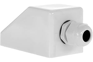 Offgridtec© Roof Guide 1-Way Heavy Duty White ABS for Cable Outer Diameter 3-12 mm for Motorhome Caravan Boat Solar