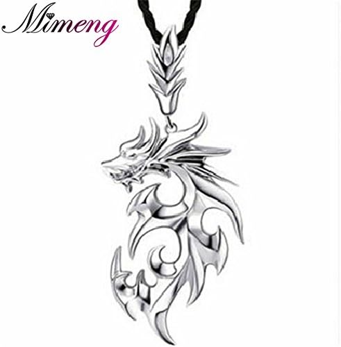 Men Jewelry Dragon Necklace 100% 925 Sterling Silver Necklaces Men Necklaces Pendants Silver Jewelry
