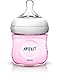 Philips Avent Natural Baby Bottle Single Pack 260Ml/9Oz Pink