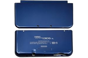 JMXLDS New Replacement Front Back Faceplate Plates Upper & Lower Panel Battery Housing Shell Case Cover for New 3DS XL 2015 Game Console - Blue