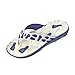 Produktbild Zehensandale Sandalen Herren Flip Flop Badeschuhe Beach Sommer Hausschuhe Beach Sandalen Zehentrenner Outdoorschuhe Strandschuhe Erwachsene Hausschuhe Dusch Badeschuhe Badelatschen LMMVP (43, Weiß)