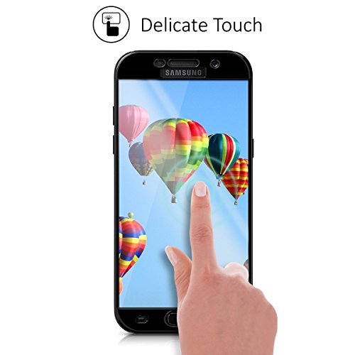  2-Unidades  Samsung Galaxy A5 2017 Protector de Pantalla  Y-ouni Cristal Templado Samsung Galaxy A5 2017   3D Cobertura Completa   9H Dureza   Alta Transparencia   Ultra Resistente a Golpes y Rayado   Sin burbujas   Ajuste Perfecto   Garant  a de por vida  Protector Cristal Vidrio Templado para Samsung Galaxy A5 2017