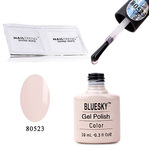 Bluesky 80523 UV/LED Curing Gel Nail Polish, Clearly Pink