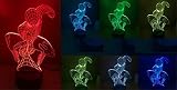 SmartEra® 3D optische T?uschung Spider Man Nacht 7 Farbwechsel USB Touch Taste Spider Man LED Licht Lampe Tischleuchte - 3