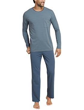 Schiesser Herren Zweiteiliger Schlafanzug Anzug Lang