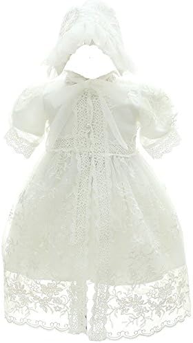 Christening Baptism Dress 3PCS Princess Wedding Special Occasion Dress