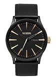 Nixon Herrenuhr Analog Quarz mit Lederarmband – A1051041-00