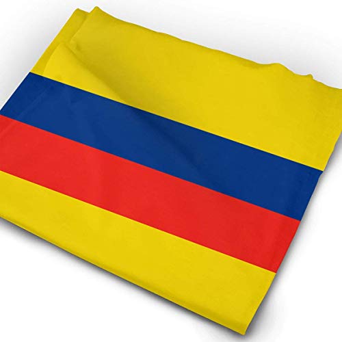 Colombia-Countries-Flag-Bandeau-Unisex-Headwrap-Magic-Head-Scarf-Bandana-Headwear-Neckerchief-Elastic-Balaclava-Casual-Headdress-Foulard-Face-Mask-Neck-Gaiter