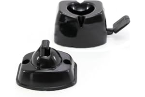 ETOMVOOP Clip de porte statique pour camping-car - Levier de porte de bateau de tourisme - Clip de butée de porte en nylon pour camping-car, caravane, camping-car (noir)