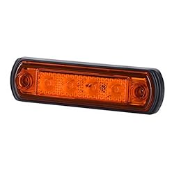 Yifengshun 4pcs 3LED Luci Di Posizione Laterali Ambra/Giallo 12-24V - Foto 8