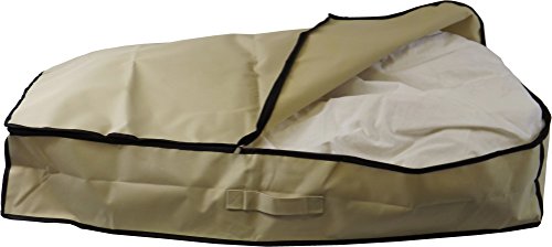 Neusu Belastbare Unterbett-Aufbewahrungstasche Für Bettwäsche - Stabiles 600D Polyestermaterial Mit Verstärktem Griff – Für Die Aufbewahrung Von Oberbetten Bis Zum Format „King Size“ (96 cm x 48 cm x 18 cm) – Alternative Zur Blanket Box