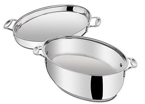 Tefal E85713 Jamie Oliver Topf- und Pfannenset 9-teilig, Töpfe, Pfannen, Stielkasserolle, Multi Bräter, Induktionsgeeignet, Edelstahl - 6