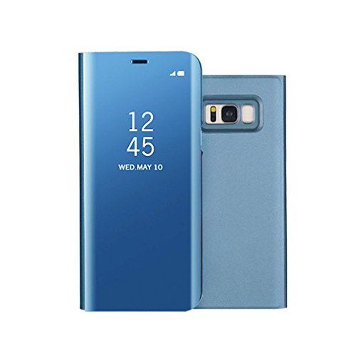 Funda Samsung S8 Plus Clear View Standing Cover  Aursen Carcasa Case para Samsung Galaxy S8 Plus  color azul