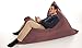 Extra Large Giant Beanbag in Brown - XXXL 180x140cm - NEXT WORKING DAY DELIVERY - Indoor & Outdoor Large Garden Waterproof Bean Bag