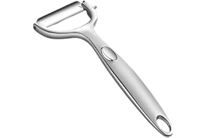 STIANIIIE Pelador de patatas Pelador de verduras en forma de Y, Cocina Premium Pelador de frutas ultra afilado con cuchilla afilada de acero inoxidable para zanahorias, patatas, naranjas, cítricos