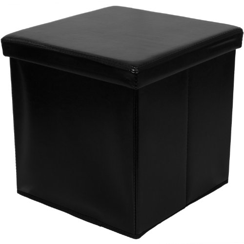 STILISTA® Sitzwürfel „CUBE“, 38x38x38cm, Faltbox aus MDF + Kunstleder, Sitzbox faltbar, 10 Farbvarianten, Sitzhocker 3 Jahre Garantie - 2