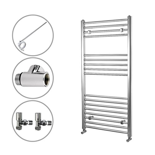 Preisvergleich Produktbild ENKI Badheizung Heizkörper Handtuchtrockner Zentralheizung Elektrisch 1200x600