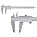 Produktbild STEINLE 1102 Taschen Messschieber 200 mm mit Feststellschraube, Ablesung: 0,05 mm DIN862 - inkl. Gewindetabelle