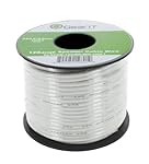 Speaker Wire , 12-Gauge Speaker Wire, GearIT 12AWG (100 Feet / 30.48 Meters) High Quality Speaker Wire, White