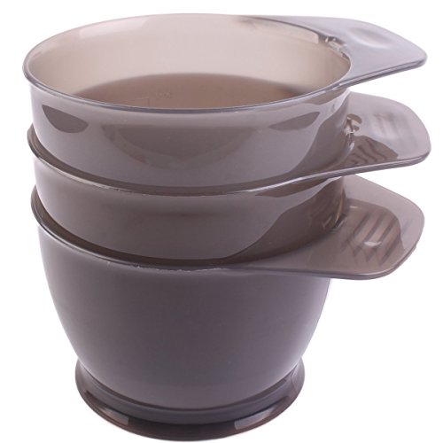 3 Schüsseln zum Haarfarben anmischen, Haarsalon- Farbmischschüsseln – 300 ml (3er Pack) - 2
