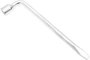 KALTTOY 17/19/21/22/23/24 mm Clé de roue en fer de type L Clé à écrou de roue de rechange pour pneu de voiture Outil de réparation de roue de rechange