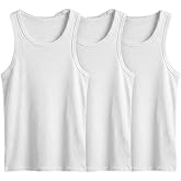 Erkek%100 Pamuklu Basic Fitilli Sporcu Atlet 3'lu Set Beyaz