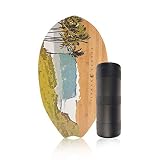  JUCKER HAWAII Balance Board Homerider Surf Nalu - Tabla de Equilibrio Balancetrainer con Rodillo