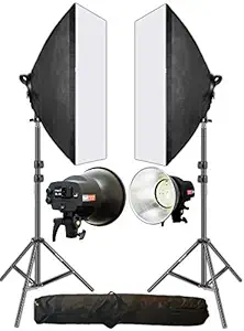 OCTOVA Simpex Pro SL-30 Professional Soft Led Photo and Video Softbox Lighting Kit (Dual) for Studio Light, YouTube Shooting, Videography, Portrait, Product Photography, Key, Fill, Rim, Head Light