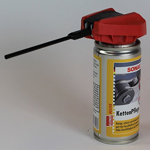 SONAX – KettenPflege m. EasySpray 100 ml – reinigt schützt & schmiert dauerhaft - 2