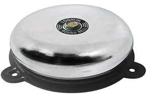 ELECTRO DH ElectroDH - Campanello industriale classico, 220 V, 20 W, 98 dB, in acciaio inox