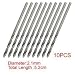 Produktbild 10 x Helix Querflöte mit geradem Schaft 2.1 mm Dia Twist Bohrer Bits