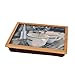 Produktbild HAB & GUT -TK104- Tablettkissen mit Holzrahmen Cappuccino Lapdesk