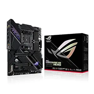 ASUS ROG Crosshair VIII Dark Hero AMD AM4 Zen 3 Ryzen 5000 & 3rd Gen Ryzen ATX Gaming Motherboard (PCIe 4.0, 14+2 TI Power Stages, Passive PCH Heatsink, WiFi 6, 2.5 Gbps LAN, USB 3.2 Gen 2 Type-C and
