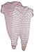 Baby Girl Cotton Sleepsuits Set of two Exstore N*XT (6-9 months Plain pink /Pink spot)