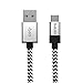 Price comparison product image USB Type C Cable, Kinps 3ft USB C to USB A 3.0 Nylon Braided Fast Charging Sync Cable for Google Pixel, LG G6 V20 G5, Nintendo Switch 2017, Samsung Galaxy S8 Plus, New Macbook More