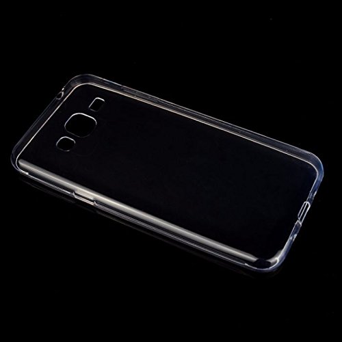 TBOC Pack  Funda de Gel TPU Transparente   Protector Pantalla Vidrio Templado para Samsung Galaxy J3  2016  - Samsung Galaxy J3  Funda de Silicona Ultrafina y Flexible  Protector de pantalla Resistente a Golpes  Ca  das y Ara  azos 